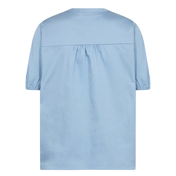 Levete Room LR-ISLA SOLID 111 Bluse, Breezy Blue